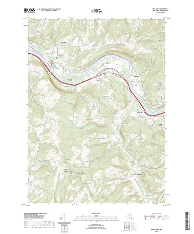 United States Geological Survey Apalachin, NY (2023, 24000-Scale) digital map
