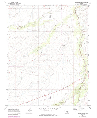 United States Geological Survey Apishapa Bridge, CO (1970, 24000-Scale) digital map
