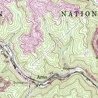 United States Geological Survey Appalachia, VA-KY (1955, 24000-Scale) digital map