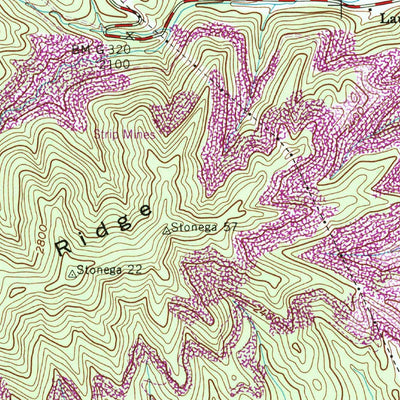 United States Geological Survey Appalachia, VA-KY (1955, 24000-Scale) digital map
