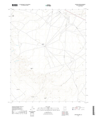 United States Geological Survey Appaloosa Ridge, AZ (2021, 24000-Scale) digital map