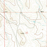 United States Geological Survey Appel Butte, WY (1971, 24000-Scale) digital map