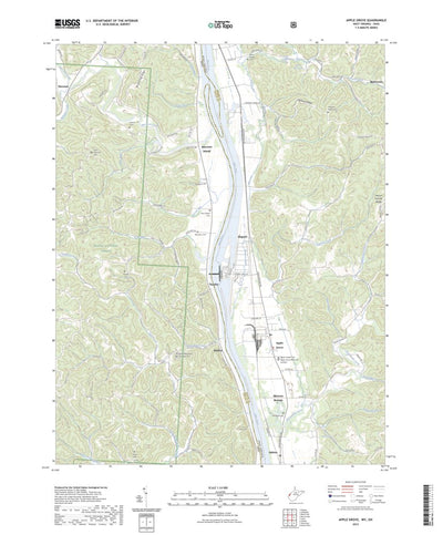United States Geological Survey Apple Grove, WV (2023, 24000-Scale) digital map