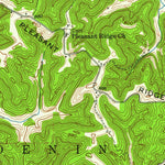 United States Geological Survey Apple Grove, WV-OH (1958, 24000-Scale) digital map