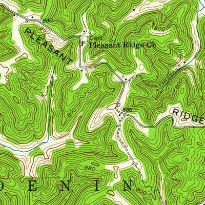 United States Geological Survey Apple Grove, WV-OH (1958, 24000-Scale) digital map