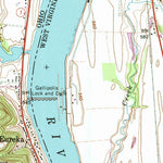 United States Geological Survey Apple Grove, WV-OH (1968, 24000-Scale) digital map