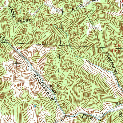 United States Geological Survey Apple Grove, WV-OH (1968, 24000-Scale) digital map