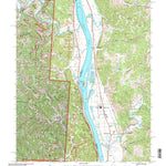 United States Geological Survey Apple Grove, WV-OH (2002, 24000-Scale) digital map