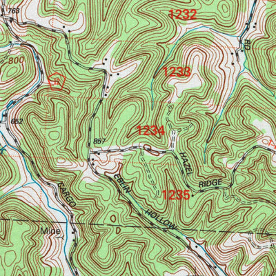 United States Geological Survey Apple Grove, WV-OH (2002, 24000-Scale) digital map
