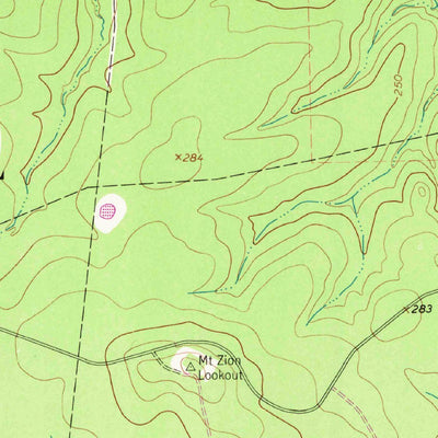 United States Geological Survey Apple Springs, TX (1963, 24000-Scale) digital map