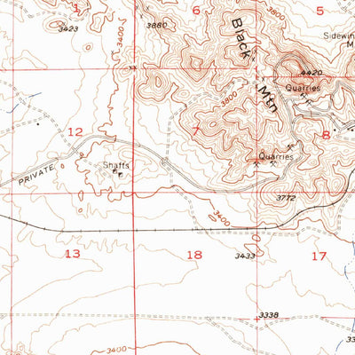 United States Geological Survey Apple Valley, CA (1957, 62500-Scale) digital map