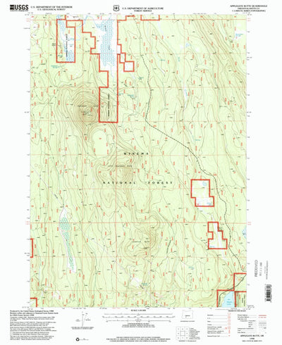 United States Geological Survey Applegate Butte, OR (1998, 24000-Scale) digital map