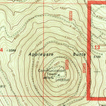 United States Geological Survey Applegate Butte, OR (1998, 24000-Scale) digital map
