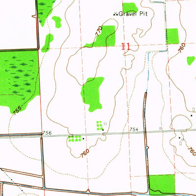 United States Geological Survey Applegate, MI (1963, 24000-Scale) digital map