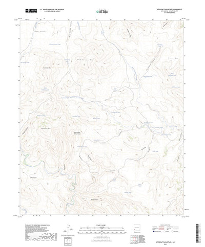 United States Geological Survey Applegate Mountain, NM (2023, 24000-Scale) digital map