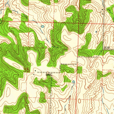 United States Geological Survey Appleton City, MO (1961, 24000-Scale) digital map