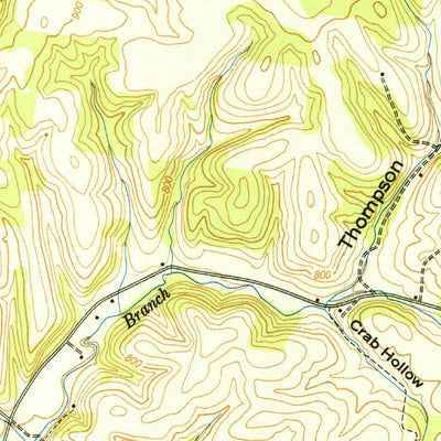 United States Geological Survey Appleton, TN (1950, 24000-Scale) digital map