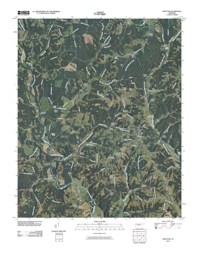 United States Geological Survey Appleton, TN (2010, 24000-Scale) digital map