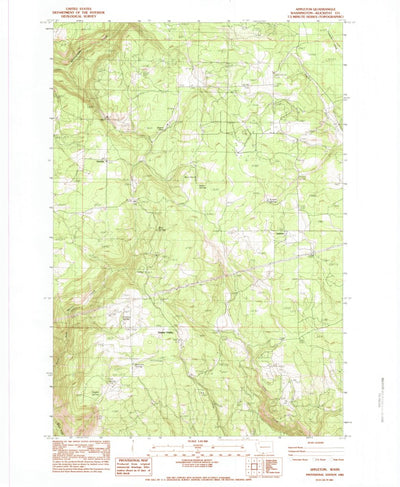 United States Geological Survey Appleton, WA (1983, 24000-Scale) digital map