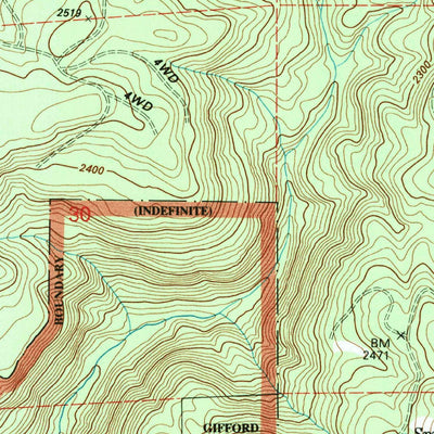 United States Geological Survey Appleton, WA (1994, 24000-Scale) digital map