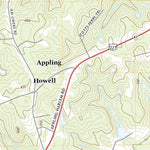 United States Geological Survey Appling, GA (2020, 24000-Scale) digital map