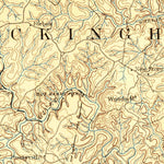 United States Geological Survey Appomattox, VA (1892, 125000-Scale) digital map