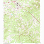 United States Geological Survey Appomattox, VA (1968, 24000-Scale) digital map