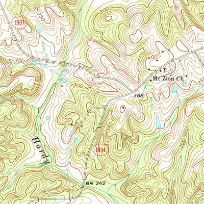 United States Geological Survey Aquadale, NC (1971, 24000-Scale) digital map