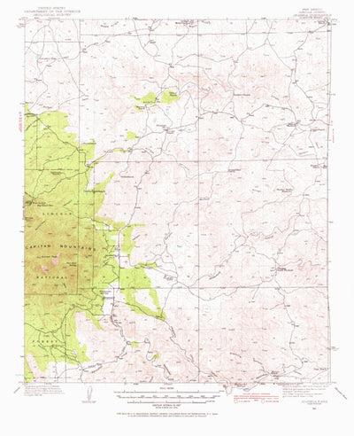 United States Geological Survey Arabela, NM (1936, 62500-Scale) digital map