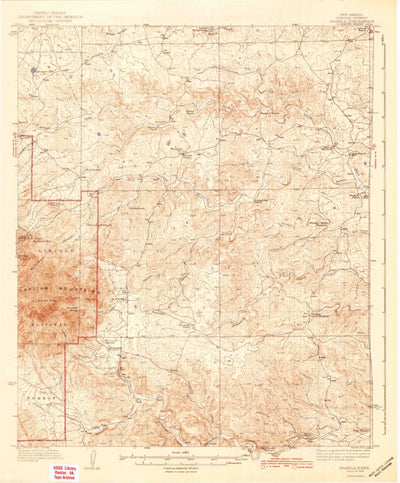 United States Geological Survey Arabela, NM (1942, 62500-Scale) digital map