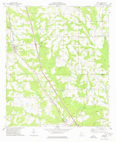 United States Geological Survey Arabi, GA (1977, 24000-Scale) digital map