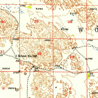 United States Geological Survey Arabia, NE (1950, 62500-Scale) digital map