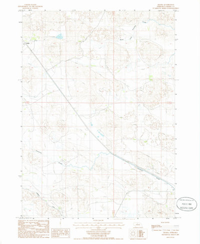 United States Geological Survey Arabia, NE (1985, 24000-Scale) digital map