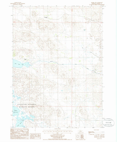 United States Geological Survey Arabia SW, NE (1985, 24000-Scale) digital map