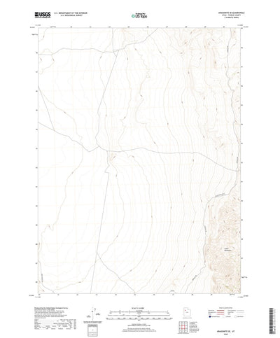 United States Geological Survey Aragonite SE, UT (2020, 24000-Scale) digital map