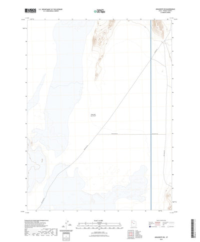 United States Geological Survey Aragonite SW, UT (2023, 24000-Scale) digital map