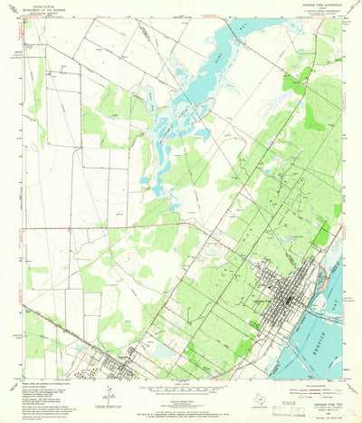 United States Geological Survey Aransas Pass, TX (1954, 24000-Scale) digital map