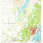 United States Geological Survey Aransas Pass, TX (1971, 24000-Scale) digital map
