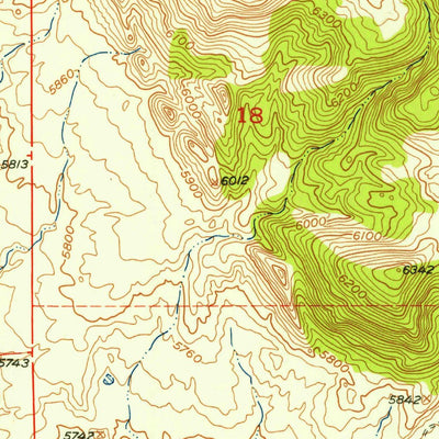 United States Geological Survey Arapahoe Butte, WY (1952, 24000-Scale) digital map
