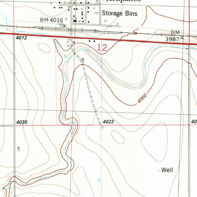 United States Geological Survey Arapahoe, CO (1982, 24000-Scale) digital map