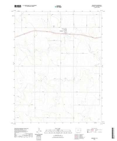 United States Geological Survey Arapahoe, CO (2022, 24000-Scale) digital map