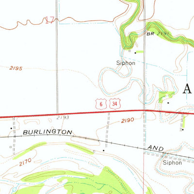 United States Geological Survey Arapahoe, NE (1958, 24000-Scale) digital map