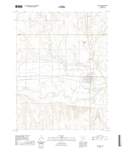 United States Geological Survey Arapahoe, NE (2021, 24000-Scale) digital map