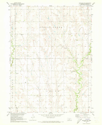 United States Geological Survey Arapahoe NE, NE (1971, 24000-Scale) digital map
