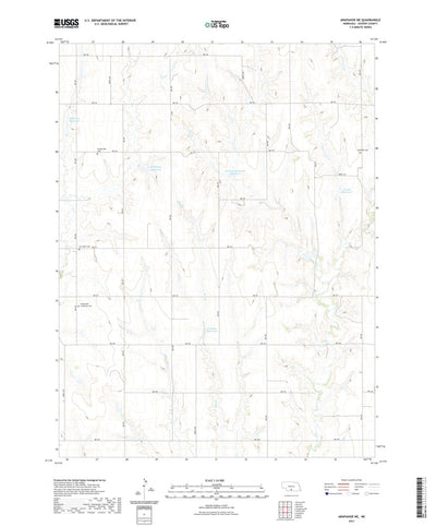 United States Geological Survey Arapahoe NE, NE (2021, 24000-Scale) digital map
