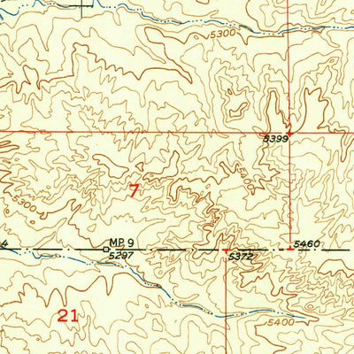 United States Geological Survey Arapahoe NE, WY (1953, 24000-Scale) digital map