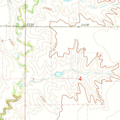 United States Geological Survey Arapahoe NW, NE (1971, 24000-Scale) digital map
