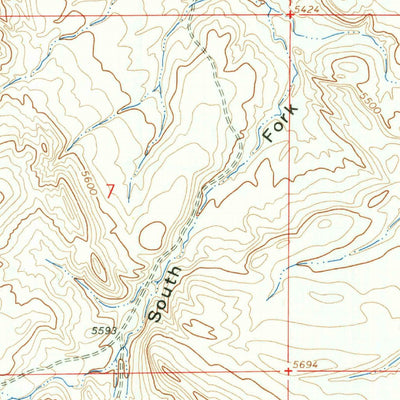 United States Geological Survey Arapahoe Ranch, WY (1965, 24000-Scale) digital map