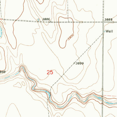 United States Geological Survey Arapahoe SE, CO-KS (1969, 24000-Scale) digital map
