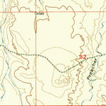 United States Geological Survey Arapahoe, WY (1953, 24000-Scale) digital map